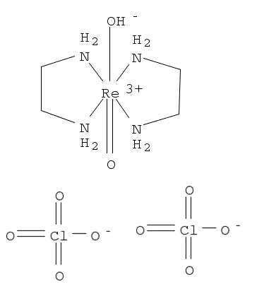 Molecular Structure of 19267-68-6 (Rhenium(2+), bis(1,2-ethanediamine-κN,κN')hydroxyoxo-, diperchlorate (9CI))